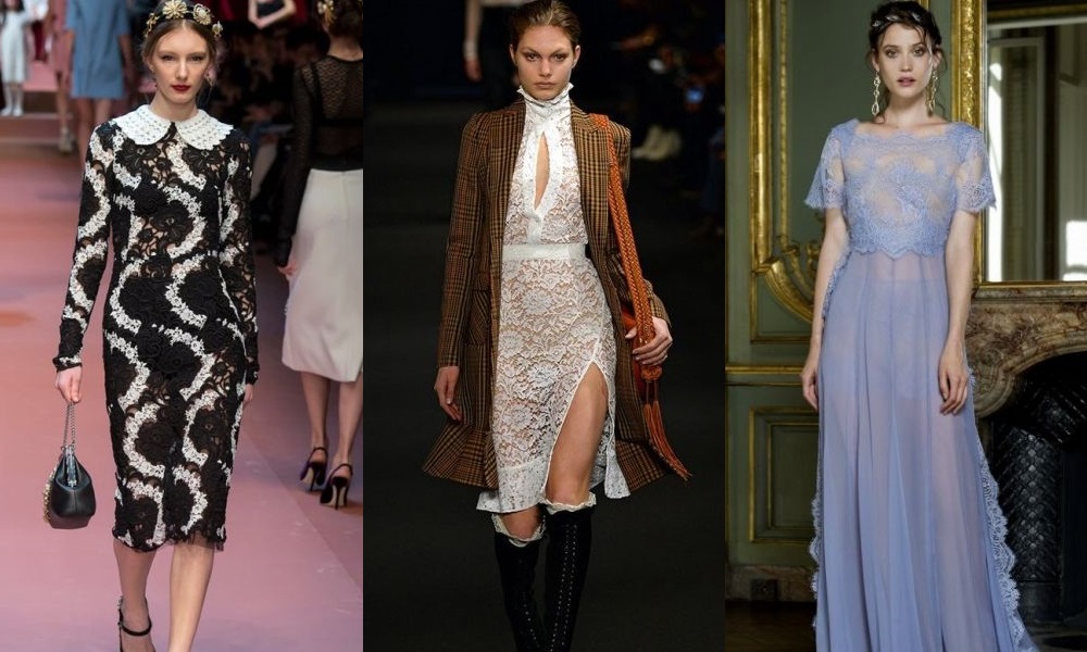 Rochii dantela la moda 2015-2016