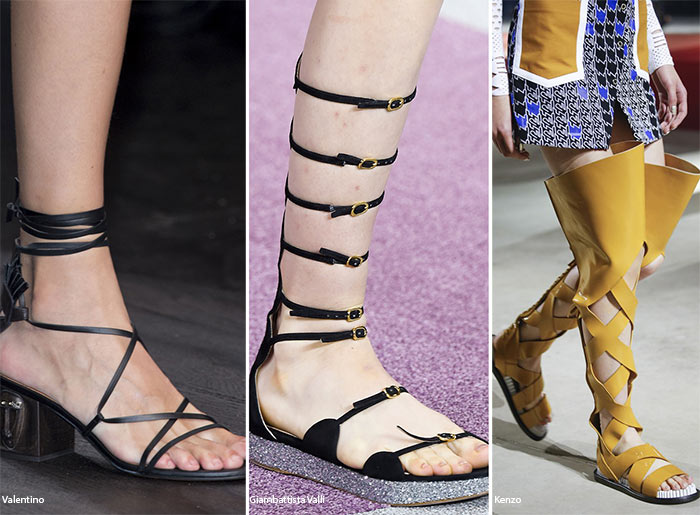 Sandale gladiator la moda