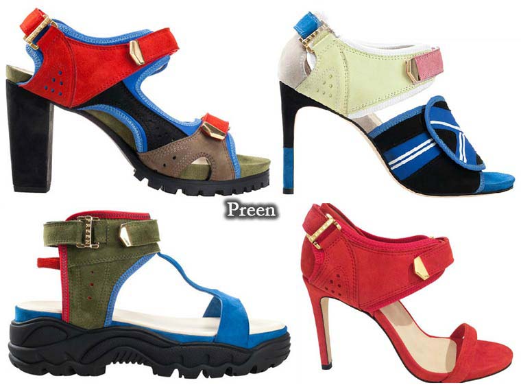 Sandale la moda vara 2015 de la Preen